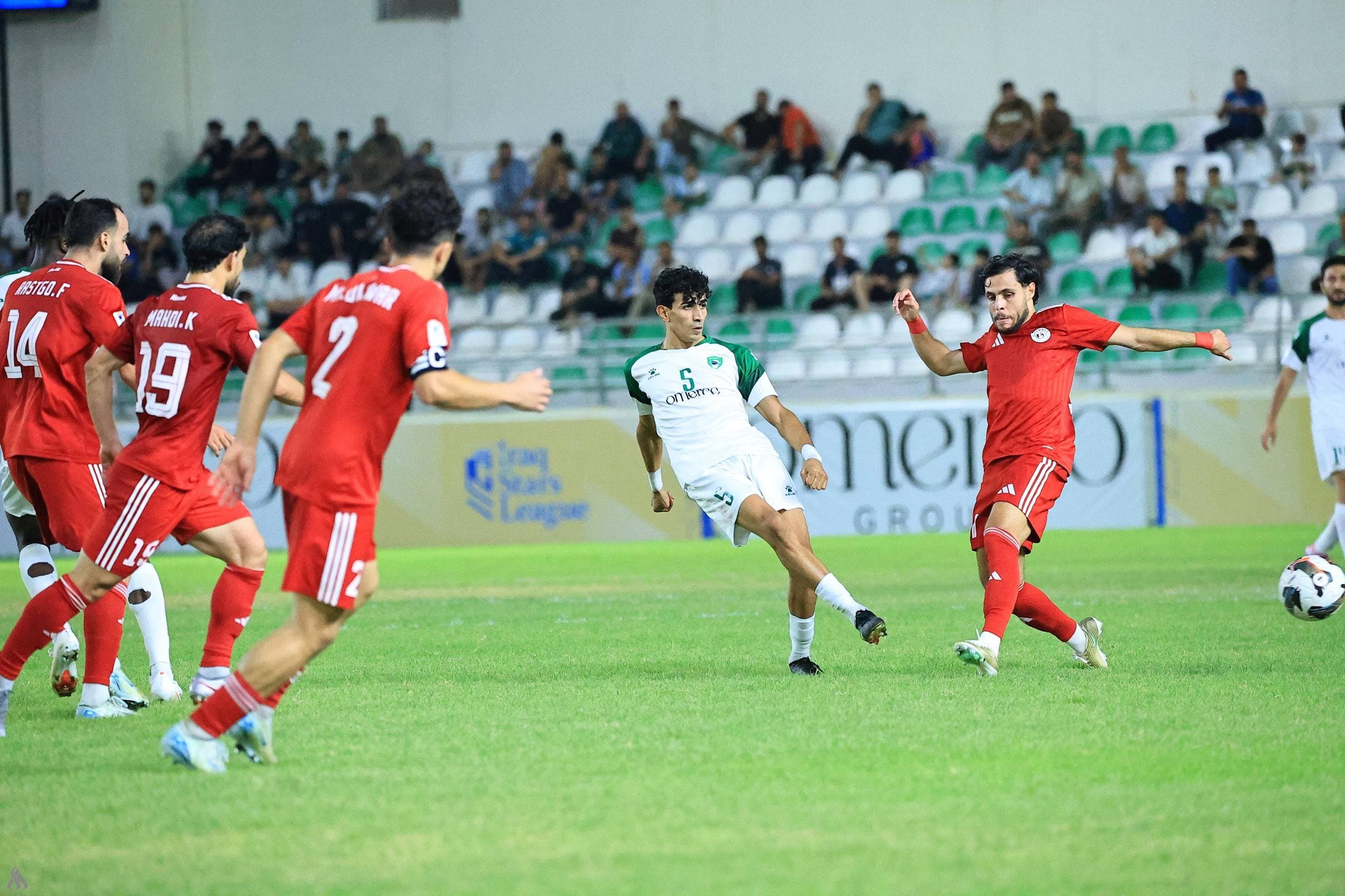 نوروز يتجاوز الجولان بثنائية والنفط يتخطى كربلاء في دوري النجوم
